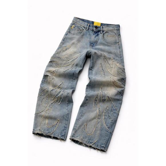 Inferno Stitch Baggy Jeans - Picture 4 of 5